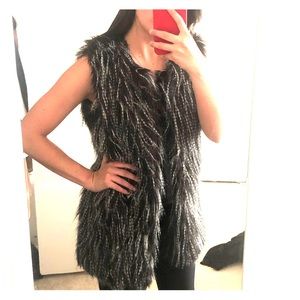Beautiful faux fur vest! Imported from Paris